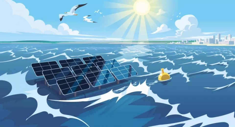 mpV AQUA zonnepaneel op zee 
